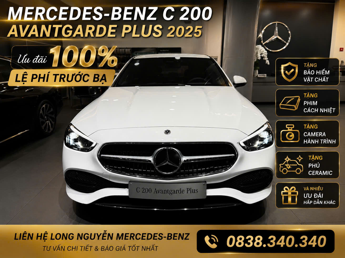 1787028441191 2380296568640103071 2380296568640103071 47b469028d5a8f58ba03997e68363118 C 200 Avantgarde Plus 2025: Giá, thông số và trang bị